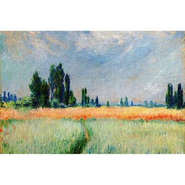 The Wheat Field - Monet